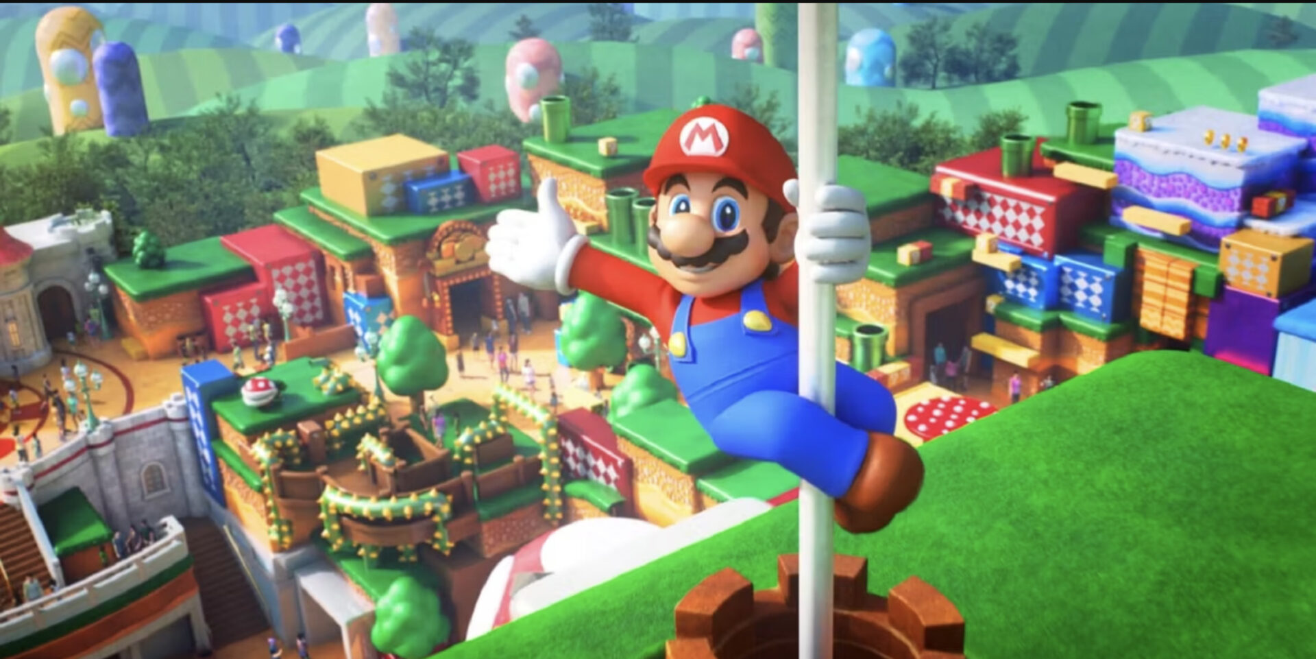 Thế giới đầy màu sắc của trò chơi Super Mario