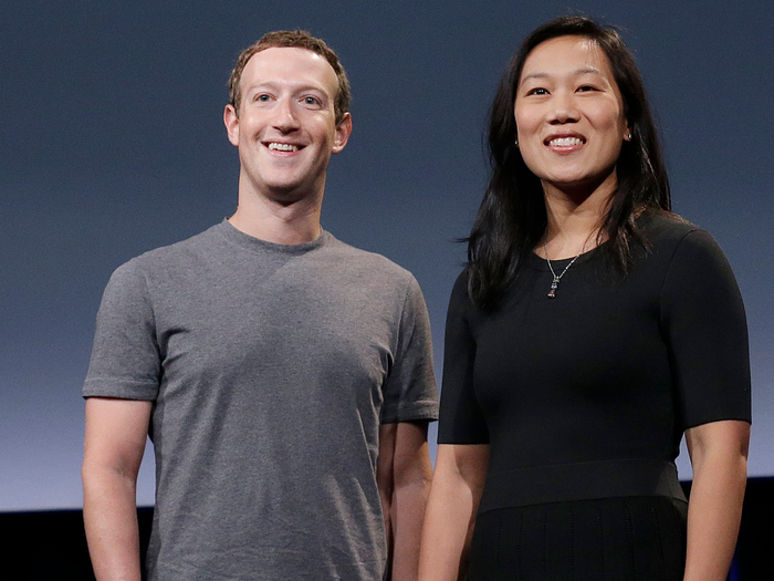 Priscilla Chan và Mark Zuckerberg