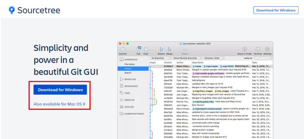 cách tải sourcetree