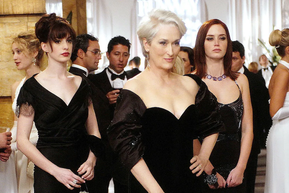 Anne Hathaway, Meryl Streep và Emily Blunt trong The Devil Wears Prada