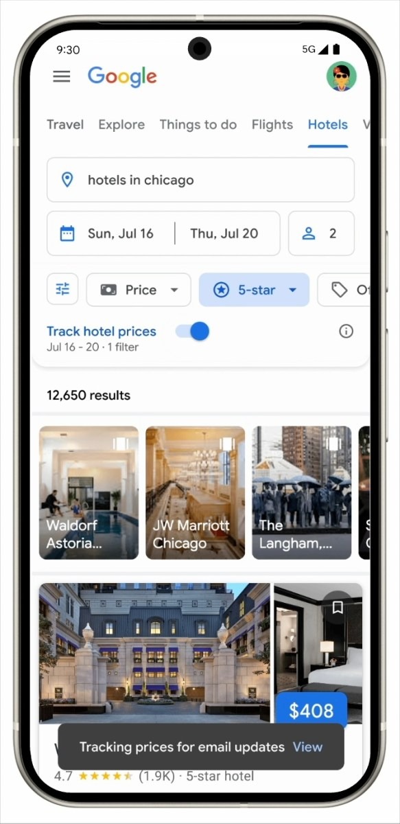 Google có những tính năm mới bổ trợ cho việc du lịch